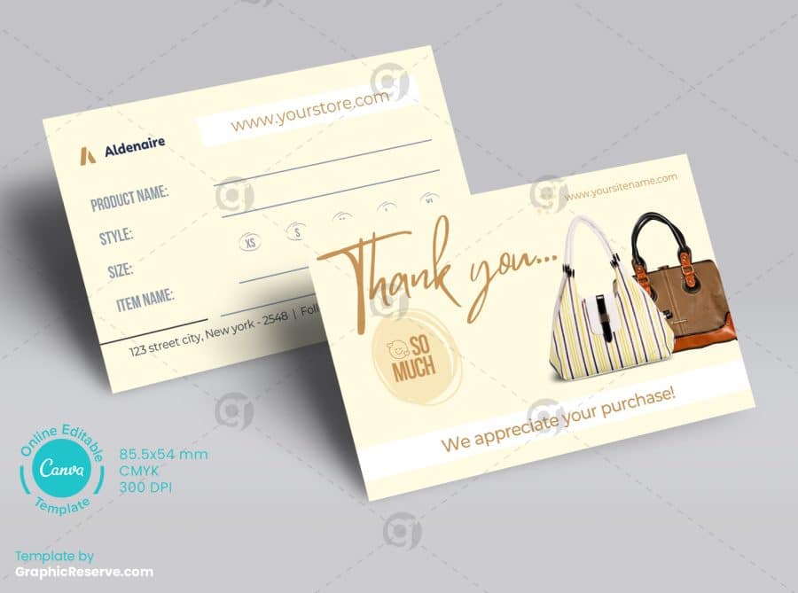 Product Store Loyalty Card