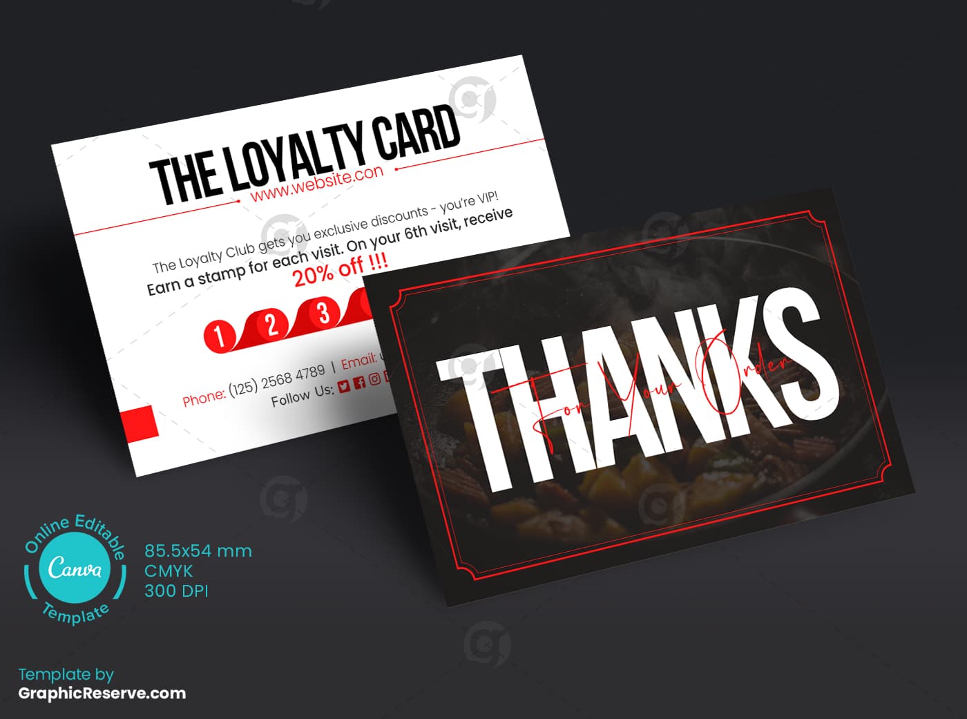 Thank you Loyalty Card 