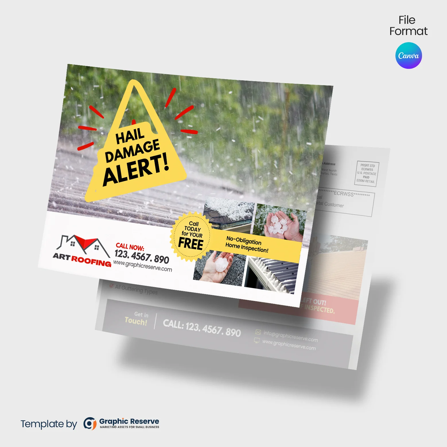 Roof-Hail-Damage-Alert-EDDM-Mailer-Design-Canva-template