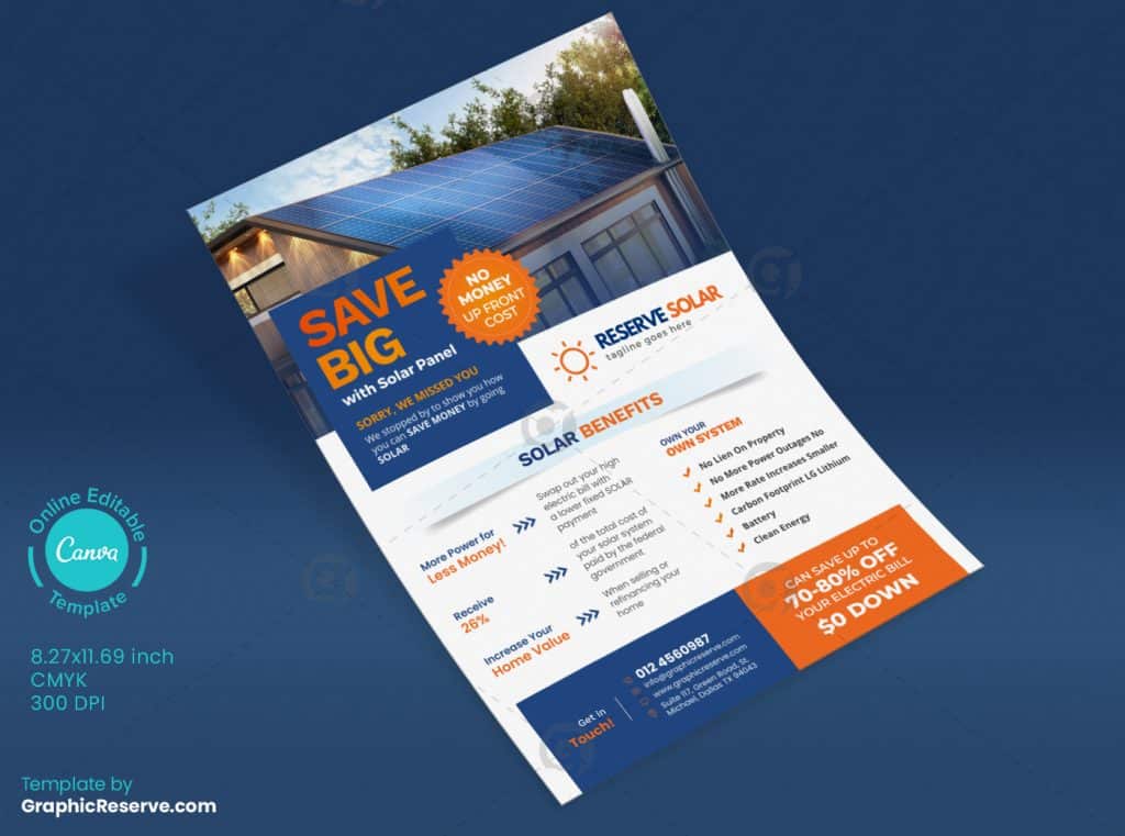 Save Big with Solar Flyer Design