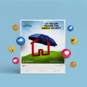 Solar Digital Marketing Post Design Template
