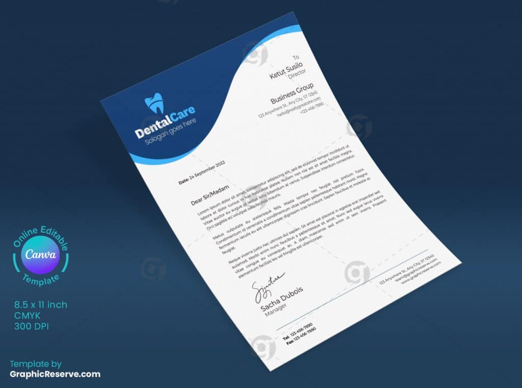 Dental Business Letterhead 1 5