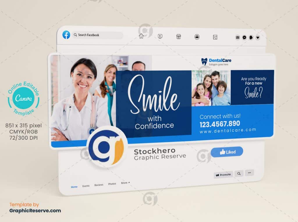 Dental Confidence Smile Facebook Cover