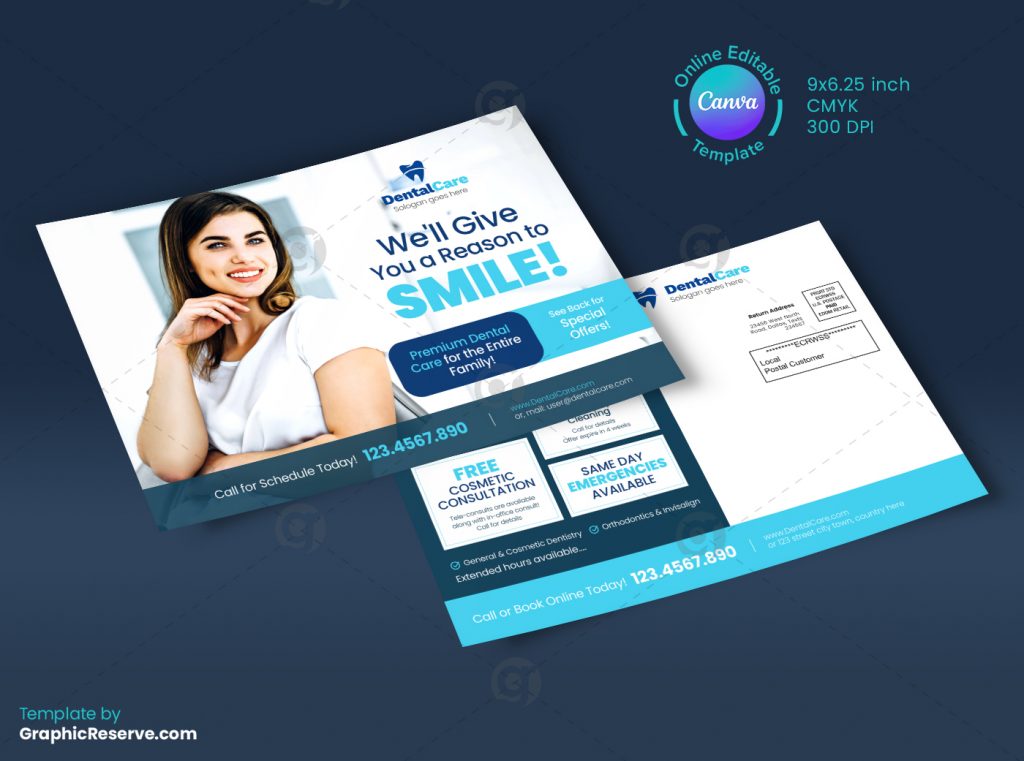 Dental EDDM Mailer Design Front
