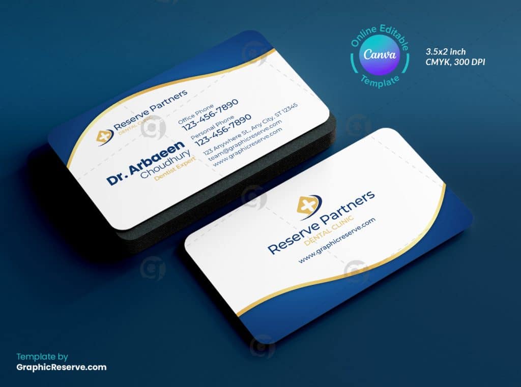 Dental Modern Business Card