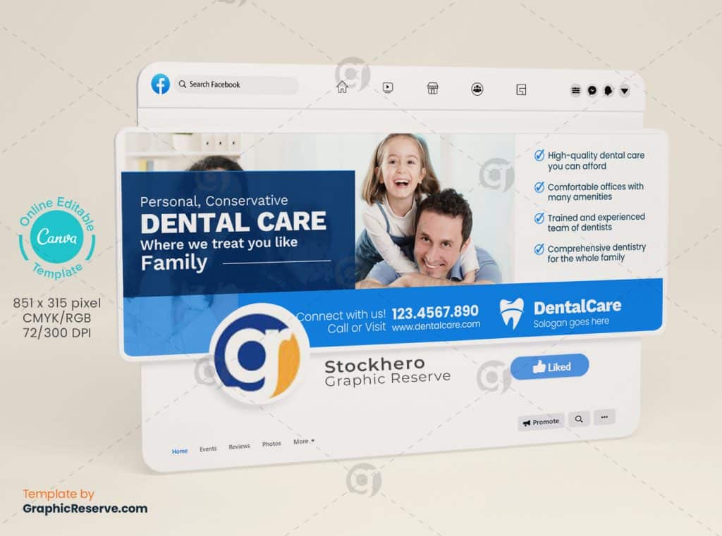 Dental Trusted Service Facebook Cover