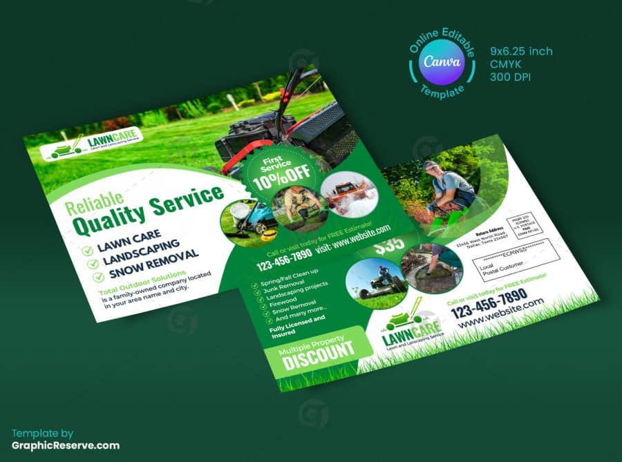 Lawn Care Service EDDM Front