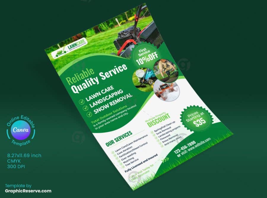 Lawn Care Service Flyer
