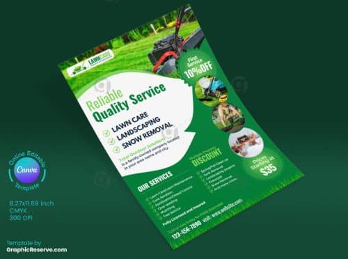 Lawn Care Service Flyer Design