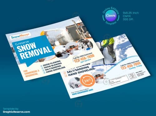 Snow Removal Direct Mail EDDM Front