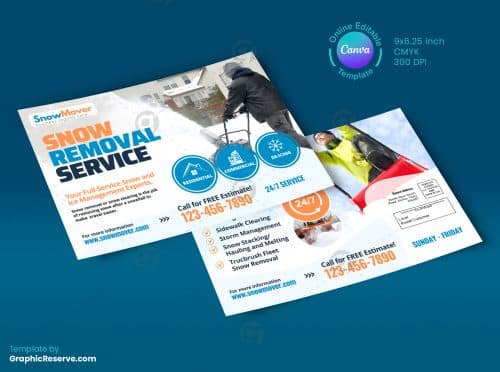 Snow Removal Service EDDM Design Front