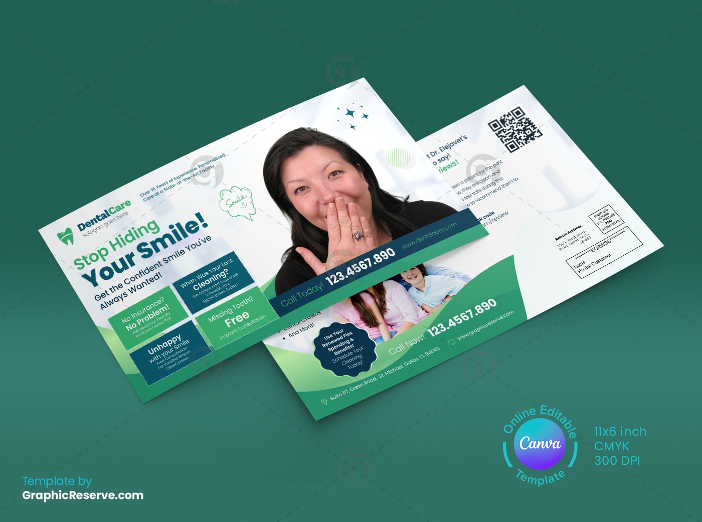 Dental Service EDDM Postcard3