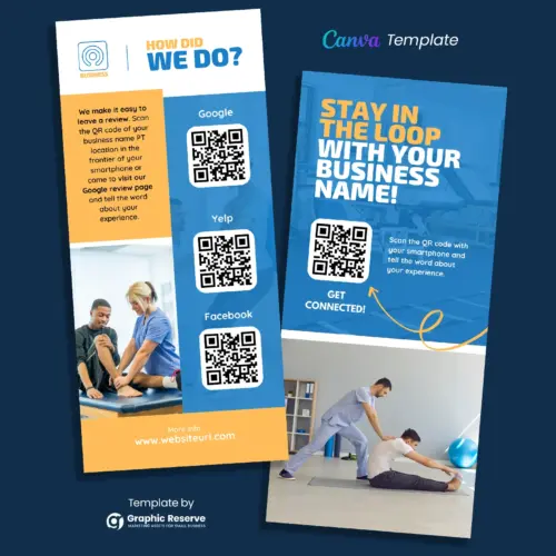 Review Request Rack Card (Canva Template)
