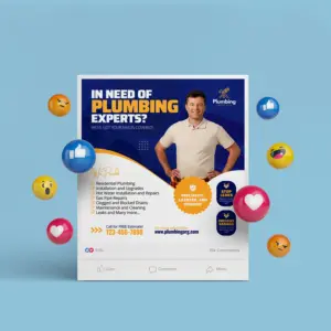 Attractive Facebook Cover Designs for Plumbing Companies