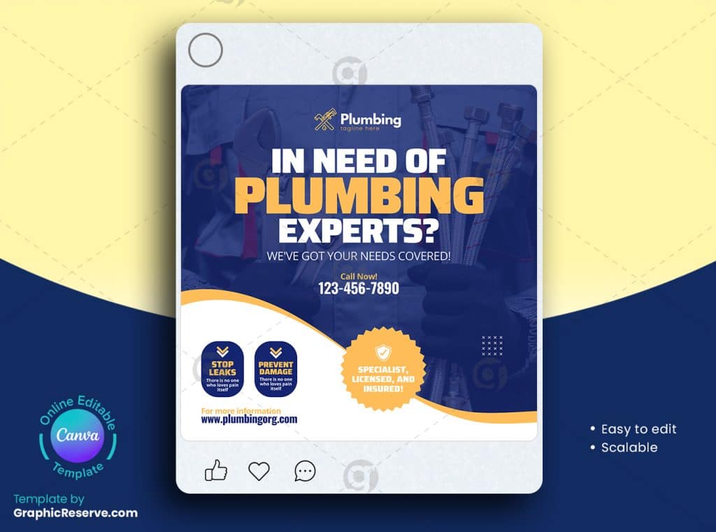 Expert Plumber Needs Instagram Post