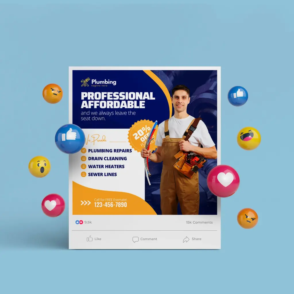 High-Impact Canva Templates for Plumbing Promotions – Canva template