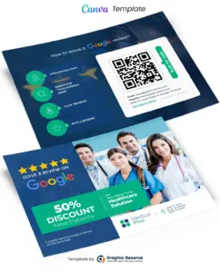Medical Review PostCard Design Canva Template – Canva template