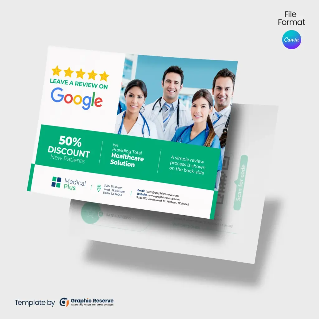 Medical-Review-Postcard-Canva -Design