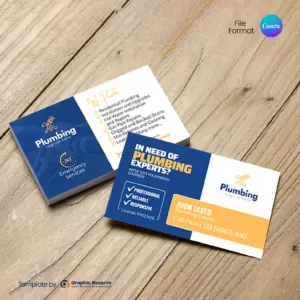 Plumber Business Card Templates - Editable Canva Design – Canva template