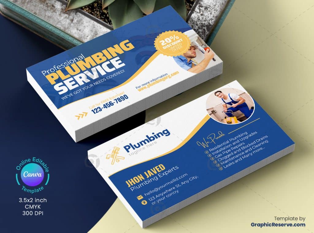 Plumbing Business Card