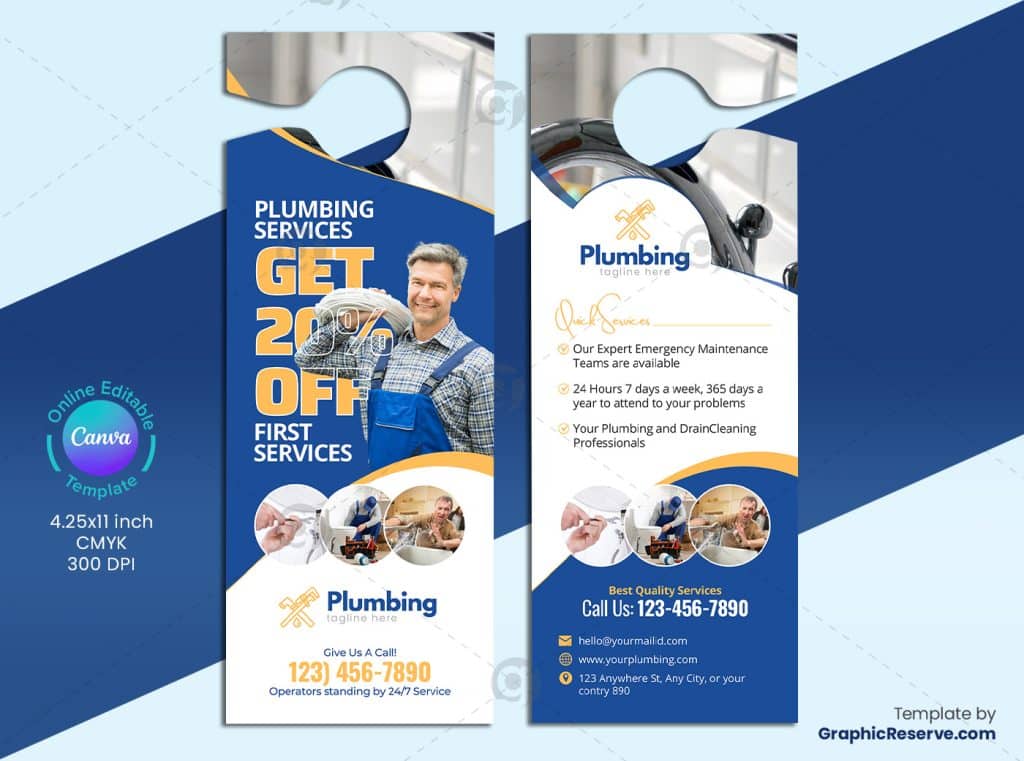 Plumbing Door Hanger 2v