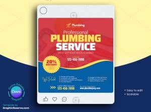 Plumbing Service Instagram Post 1