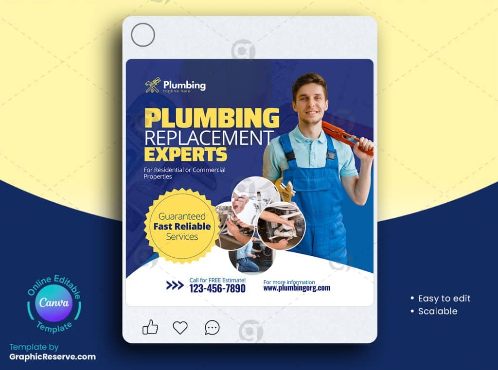 Plumbing Service Instagram Post 2