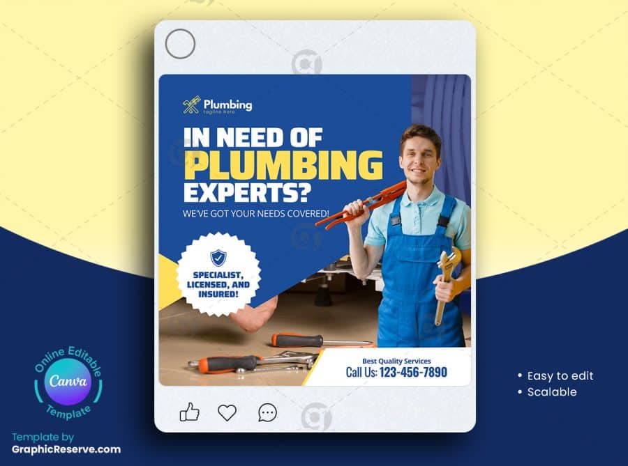 Plumbing Service Instagram Post 3