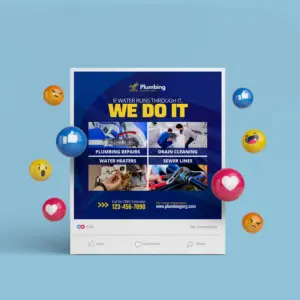 Professional Plumbing Canva Templates for Online Promotions