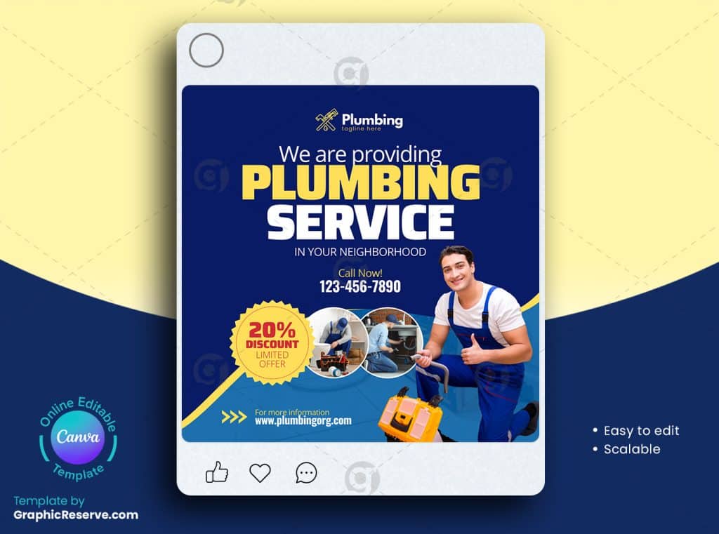 Professional Plumbing Social Media Post 2