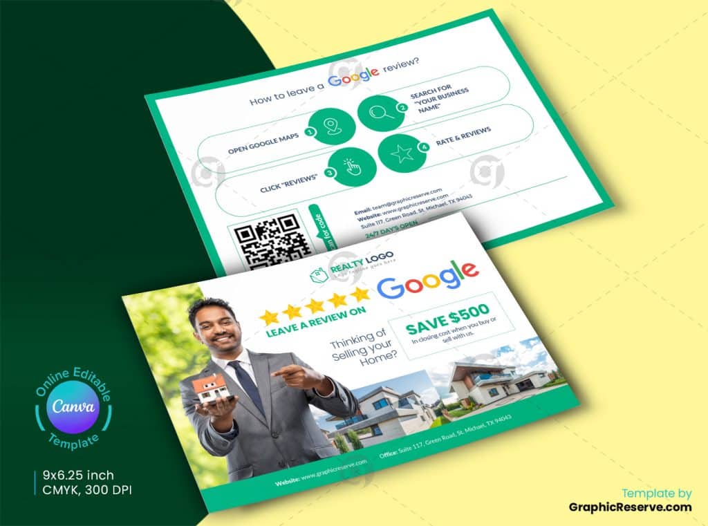 Real Estate Review Postcard Design 2