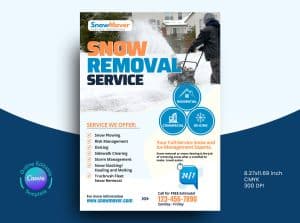 Snow Removal Service Flyer
