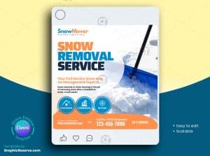Snow Removal Service Social Media Post 1
