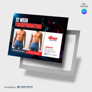 Body Transformation EDDM (Canva file) – Canva template