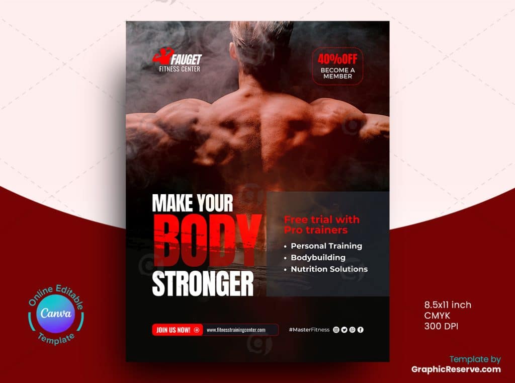 Bodybuilding Fitness Flyer