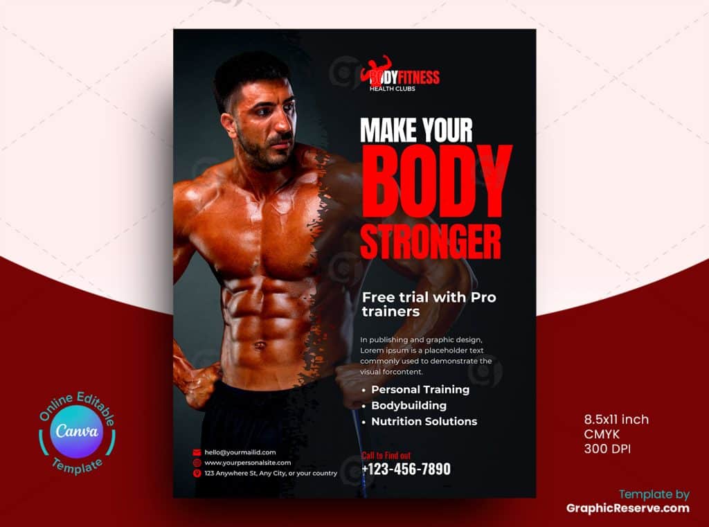 Bodybuilding Flyer f5