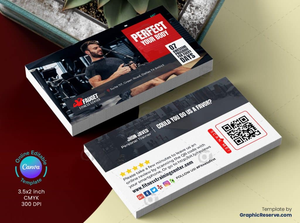Fitness Business Review Card 1v