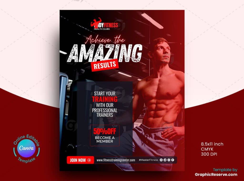 Fitness Gym Flyer f2