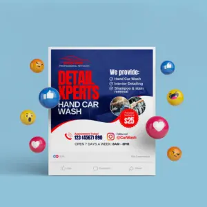 Auto Detail Xperts Social Media Banner Design