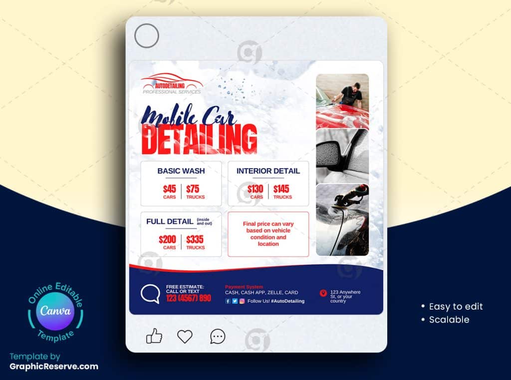 Car Detailing Instagram Post
