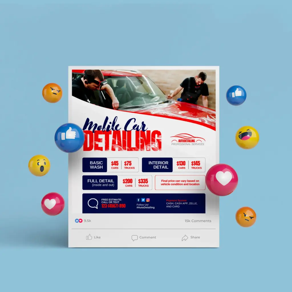 Car Detailing Social Media Banner (Canva file)