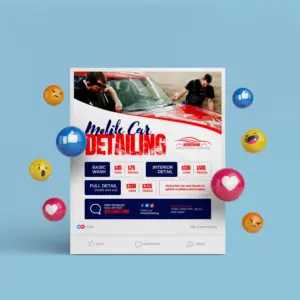 Car Detailing Social Media Banner (Canva file)