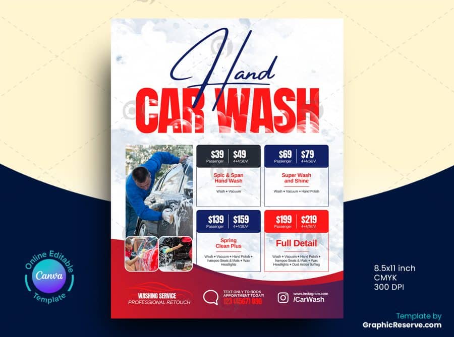 Car Wash Flyer 1