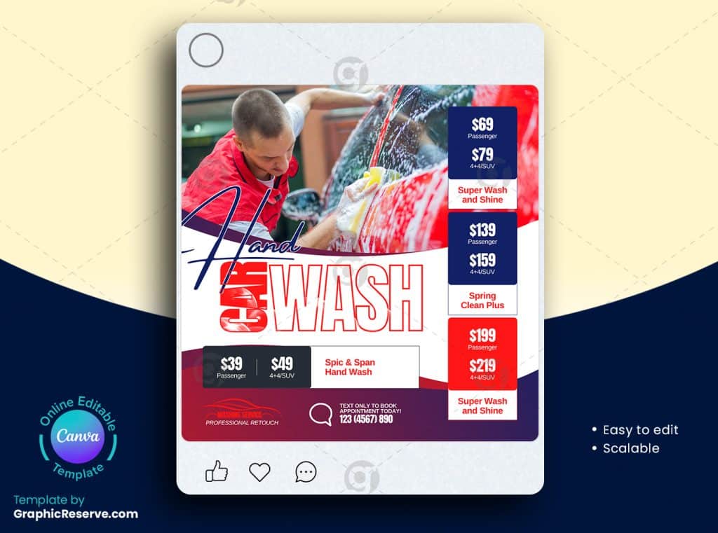 Car Wash Instagram Post