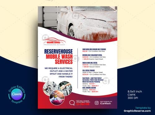 Car Wash Service Flyer