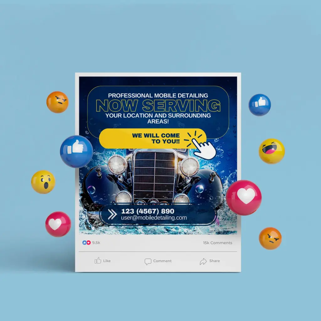 Mobile Detailing Instagram Post (Canva file)