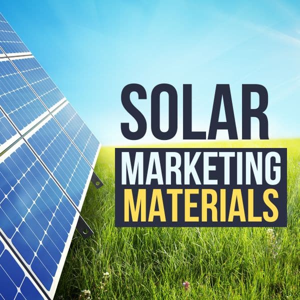 Solar Marketing Materials