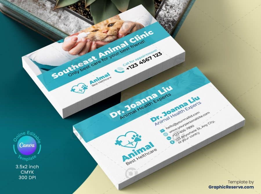 Animal Healthcare Business Card