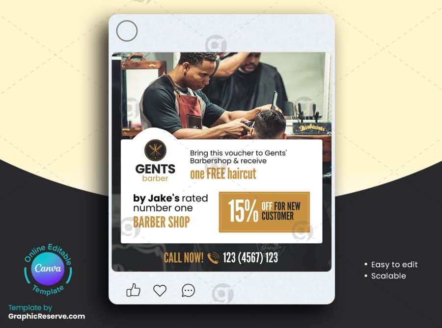 BarberShop Digital Marketing Banner