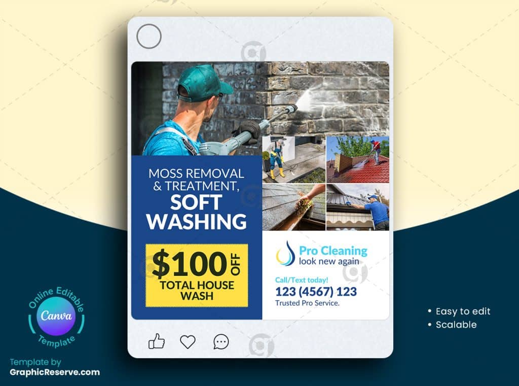 Cleaning Service Instagram Post